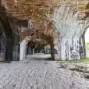 Inside historic Fort Pickens near Pensacola Beach, Florida.