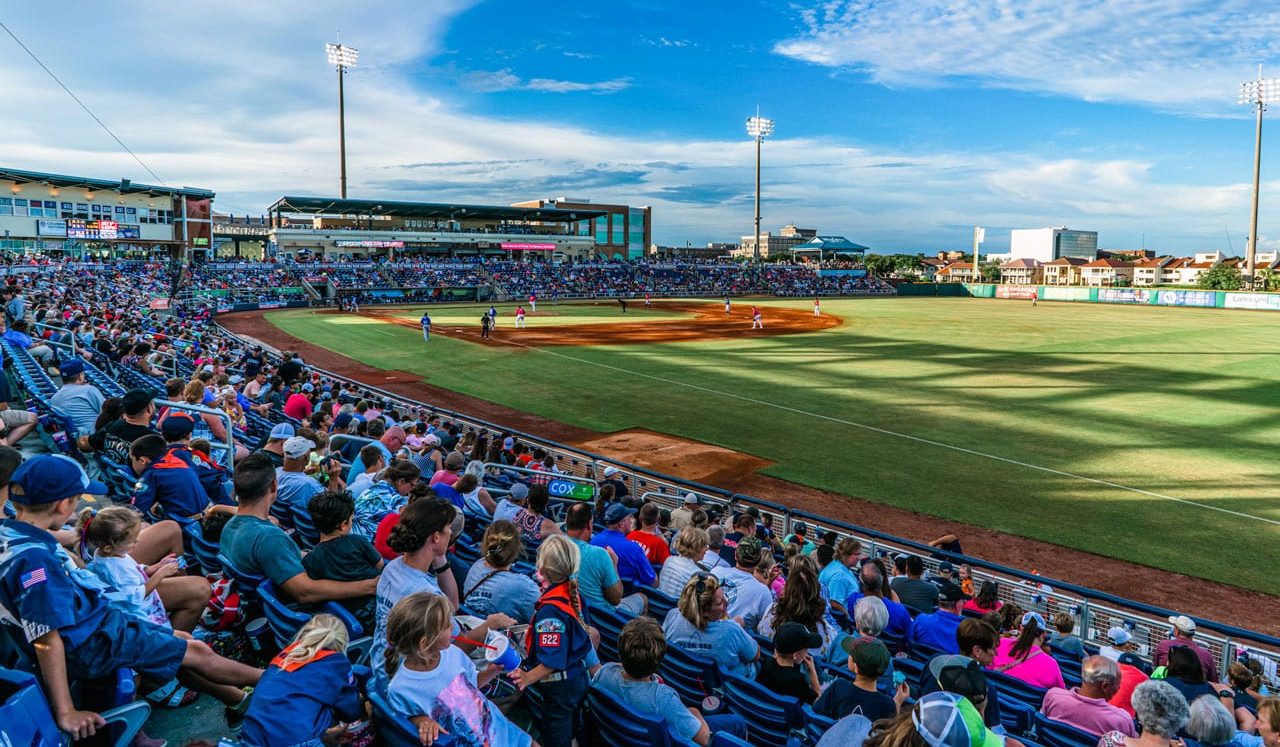 Pensacola Blue Wahoos Baseball Stadium in Pensacola Florida